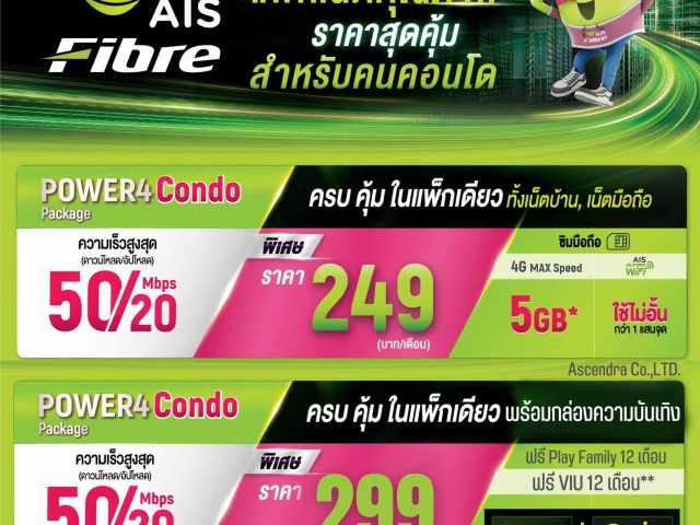โปรเน็ตหอพัก คอนโด ถูกสุดในราคาหลักร้อย